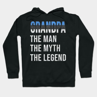 Grand Father Estonian Grandpa The Man The Myth The Legend - Gift for Estonian Dad With Roots From  Estonia Hoodie